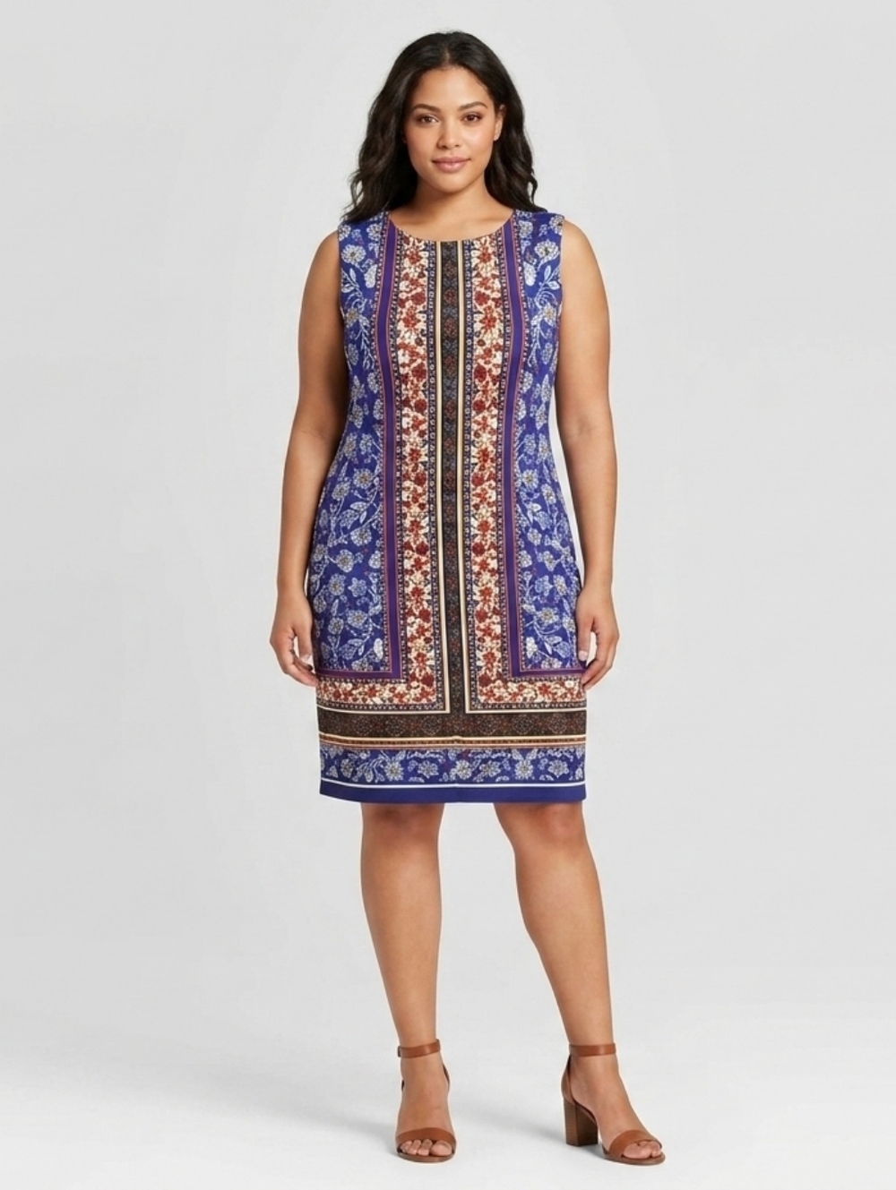 "Batch of 2 Apt dresses 9.Size XL/16 - Paisley and Fuchsia print" - Picture 10 of 16